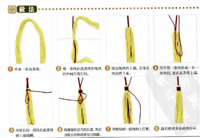 新手入門細(xì)繩手鏈編法（史上最全的手繩手鏈基本編法）(49)