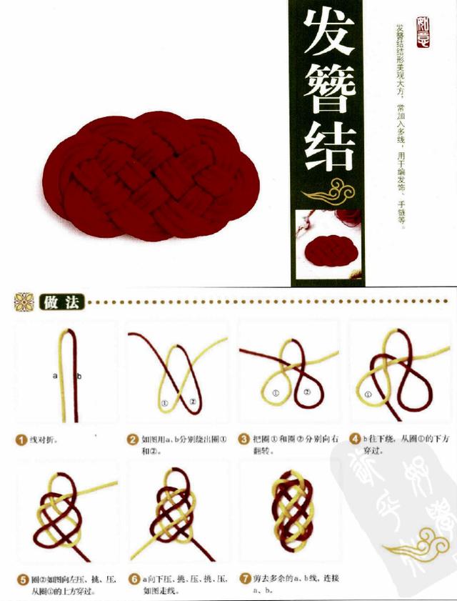 新手入門細(xì)繩手鏈編法（史上最全的手繩手鏈基本編法）(14)