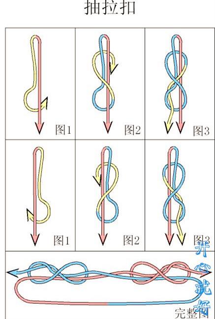 新手入門細(xì)繩手鏈編法（史上最全的手繩手鏈基本編法）(50)