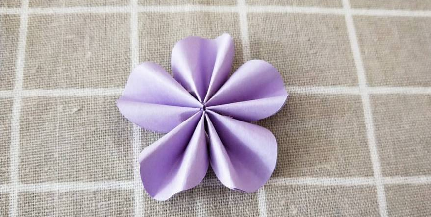 手工折紙花教程