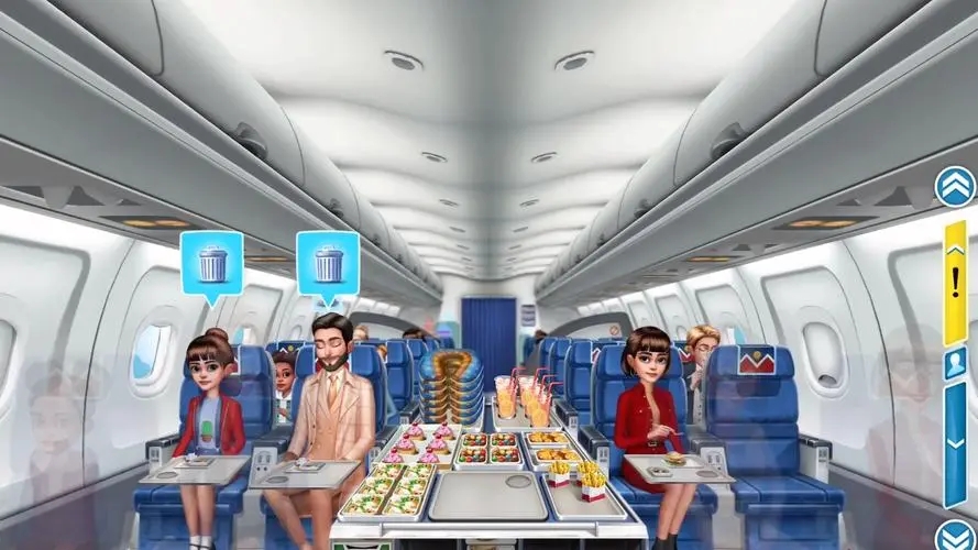 飛機大廚怎么收盤子-飛機大廚收盤子的步驟