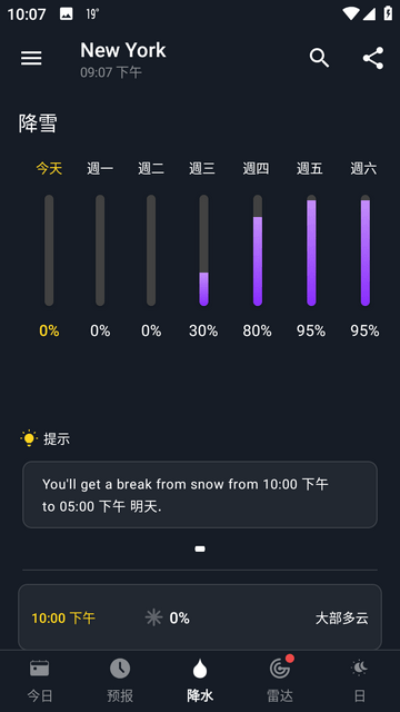 一個(gè)天氣