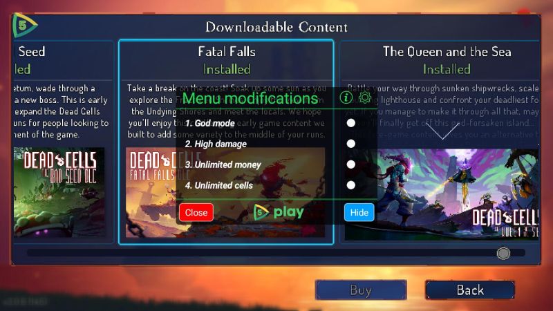 重生細(xì)胞內(nèi)置mod菜單版(Dead Cells)