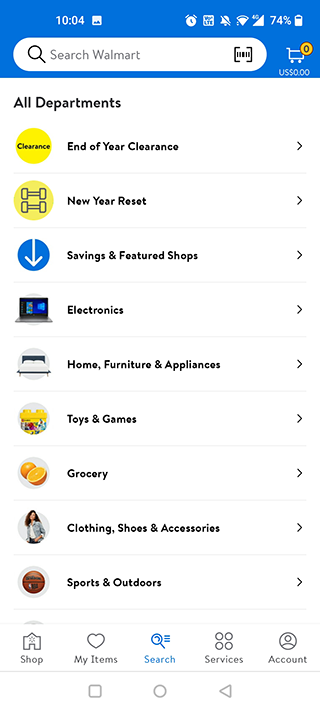 沃爾瑪網(wǎng)上超市app(Walmart)