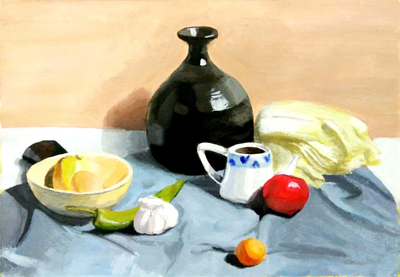 簡(jiǎn)單的水粉畫教程