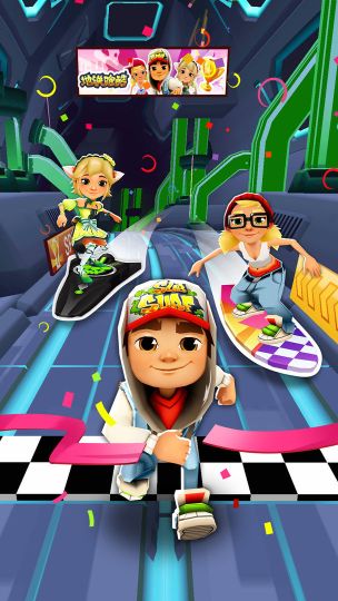 地鐵跑酷空間站內置菜單無邪葉烸(Subway Surf)