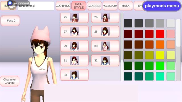 櫻花校園內(nèi)置MOD菜單英文(SAKURA SchoolSimulator)