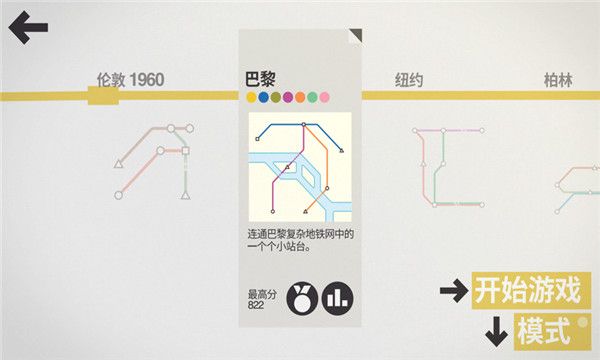迷你地鐵全地圖(Mini Metro)