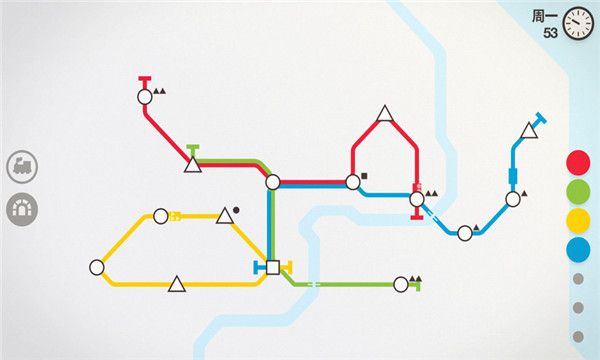 迷你地鐵全地圖(Mini Metro)