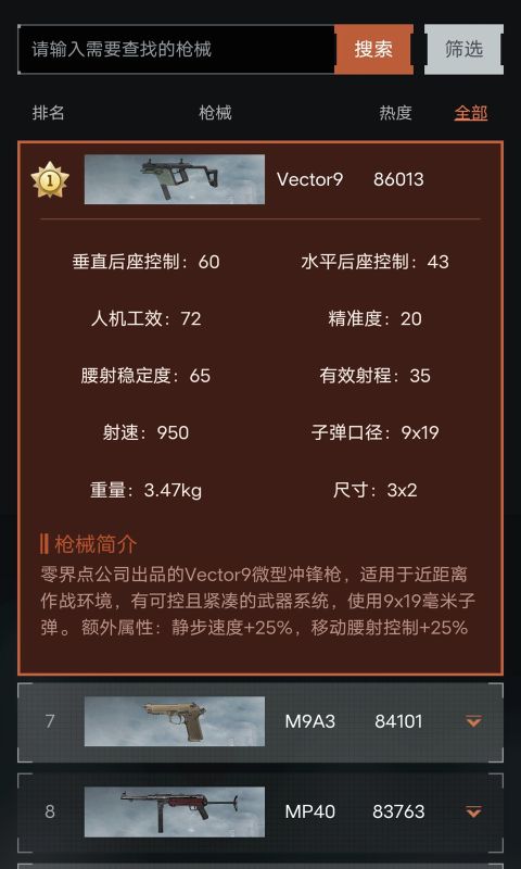 暗區(qū)突圍槍械熱度工具