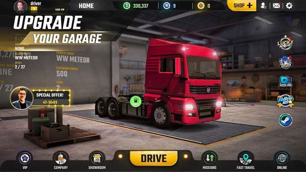 卡車(chē)模擬器世界漢化版(Truck Simulator World)