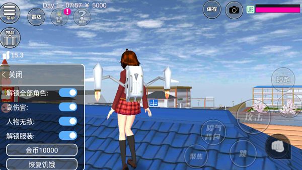 櫻花校園模擬器中文版內(nèi)置菜單版(SAKURA SchoolSimulator)